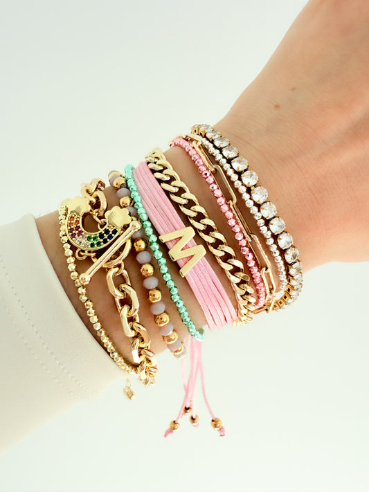 Letter Cord Bracelet