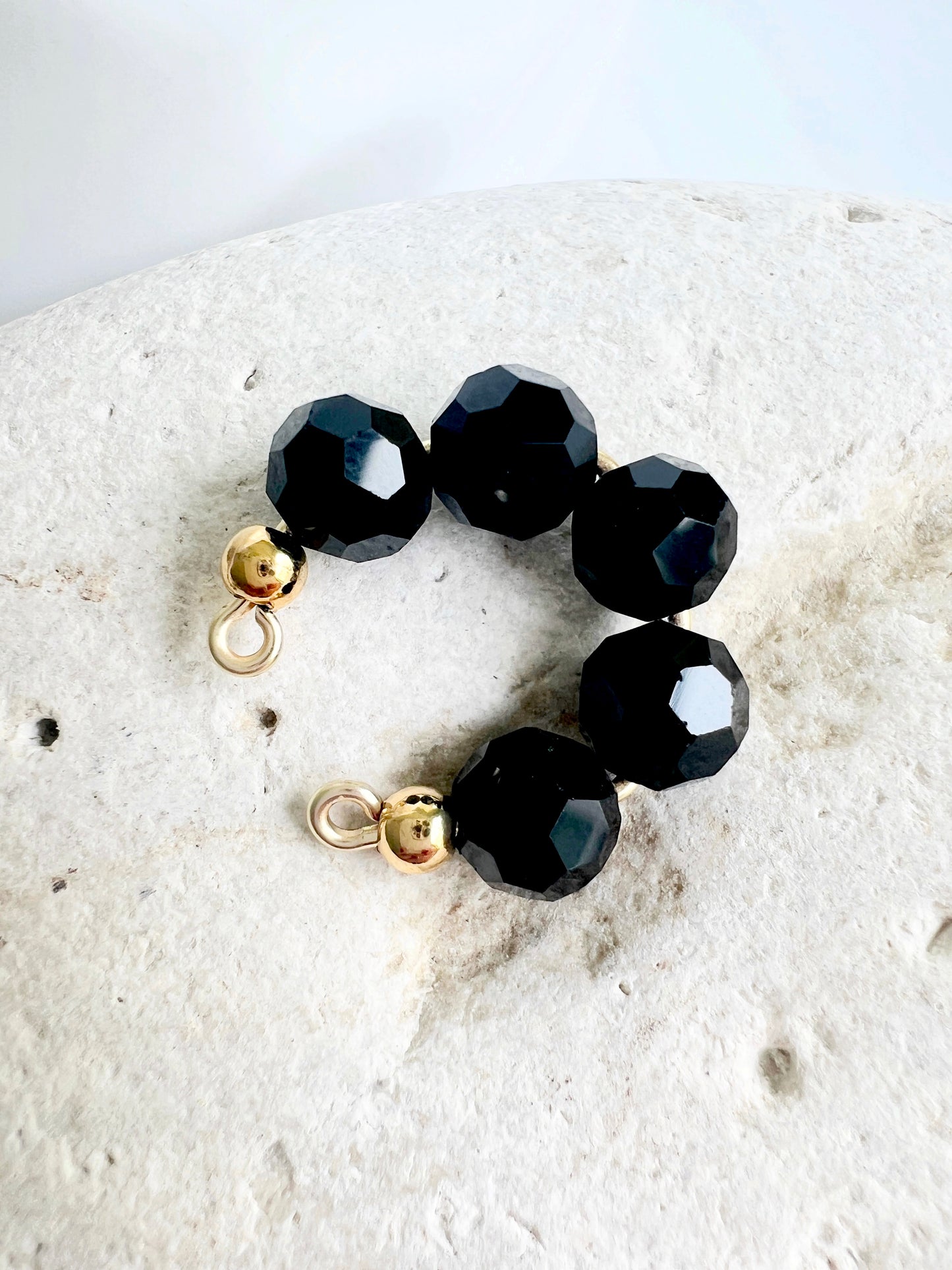 Jessica Black Ear Cuff