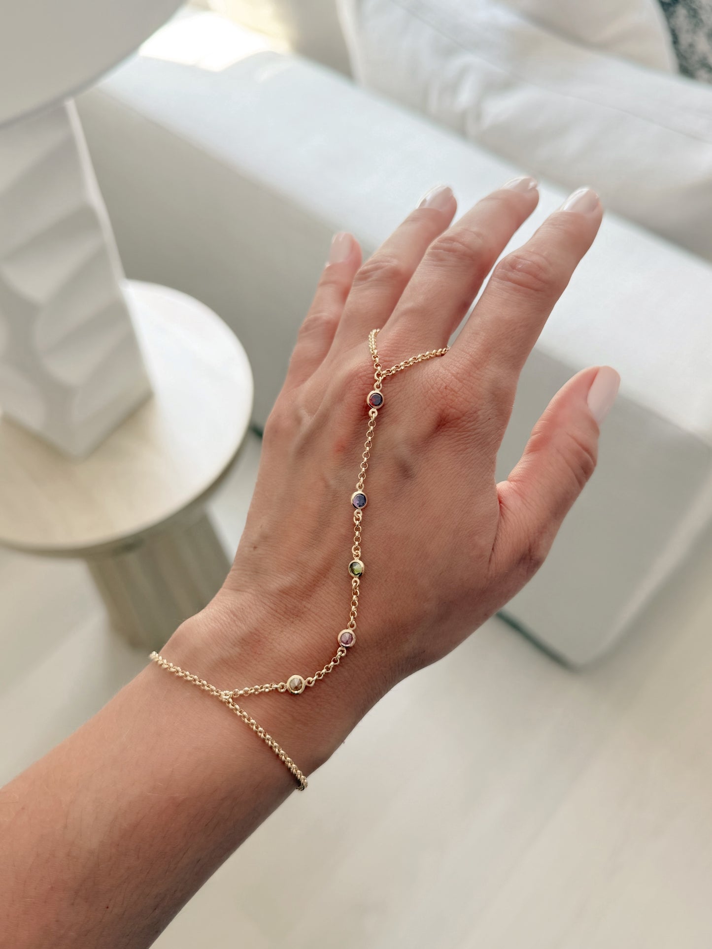 Rainbow Hand Chain