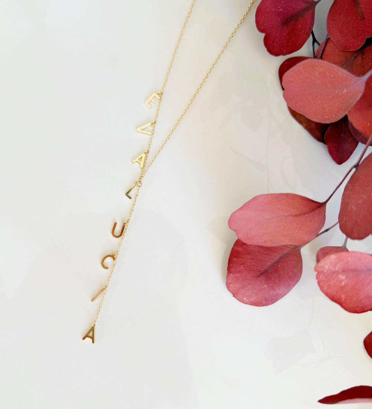 Lariat Custom Name Necklace