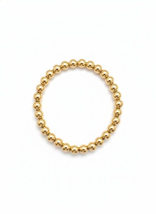 Gold Bead Bracelet