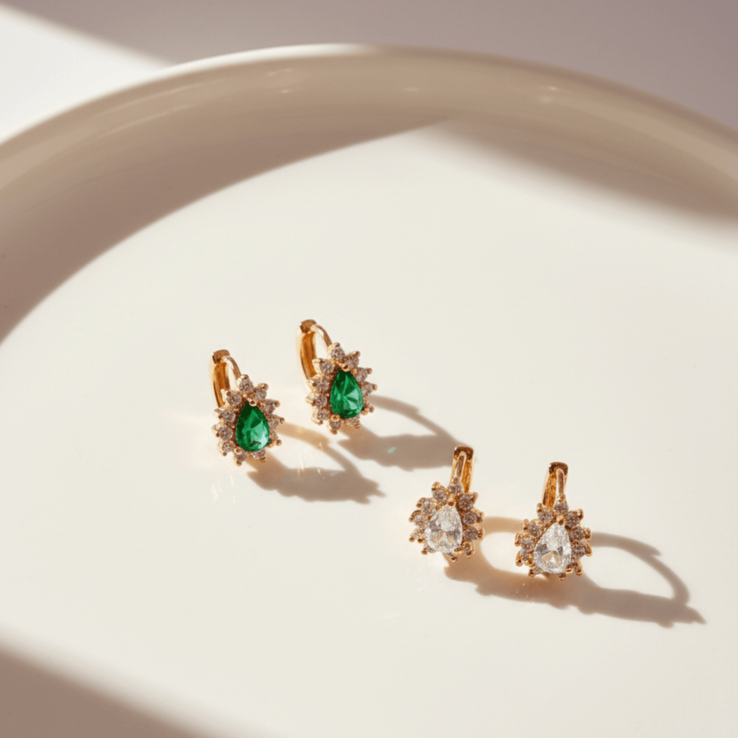 Giovanna Huggie Earrings - Jewelry Maktub LLC