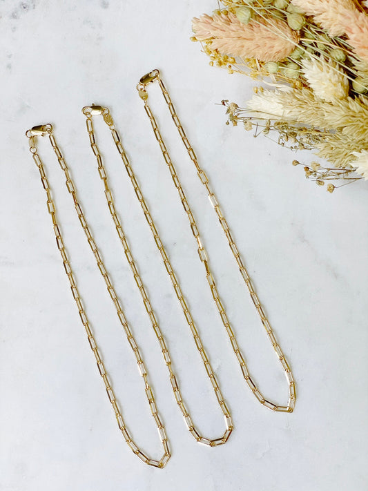 Basic paper clip chain