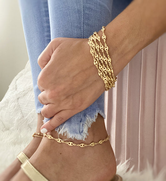 G dainty anklet