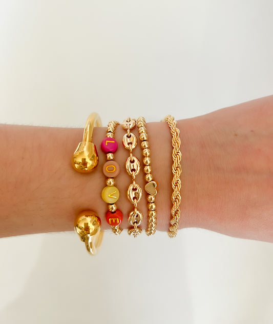 Custom name bracelet