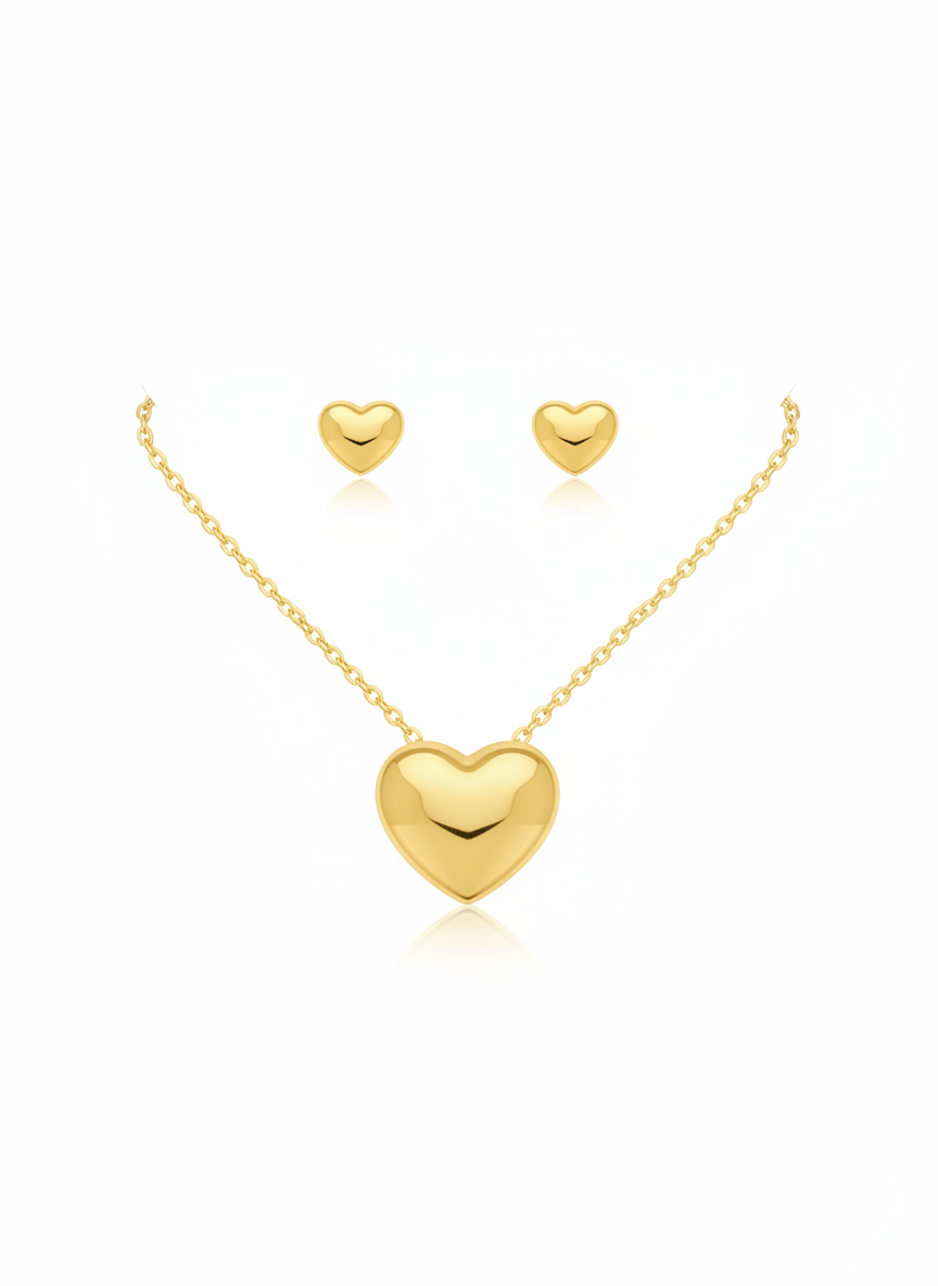 Heart Jewelry Set