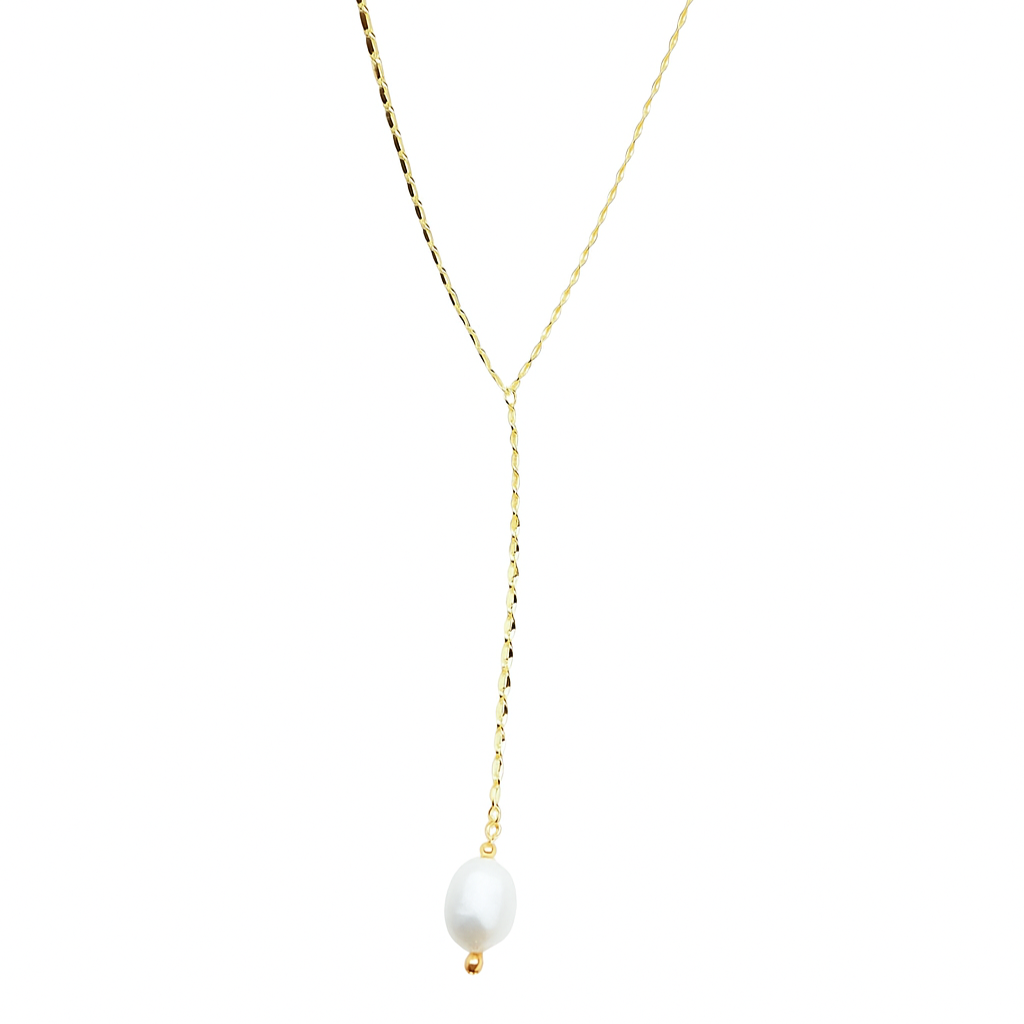 Pearl Drop Lariat
