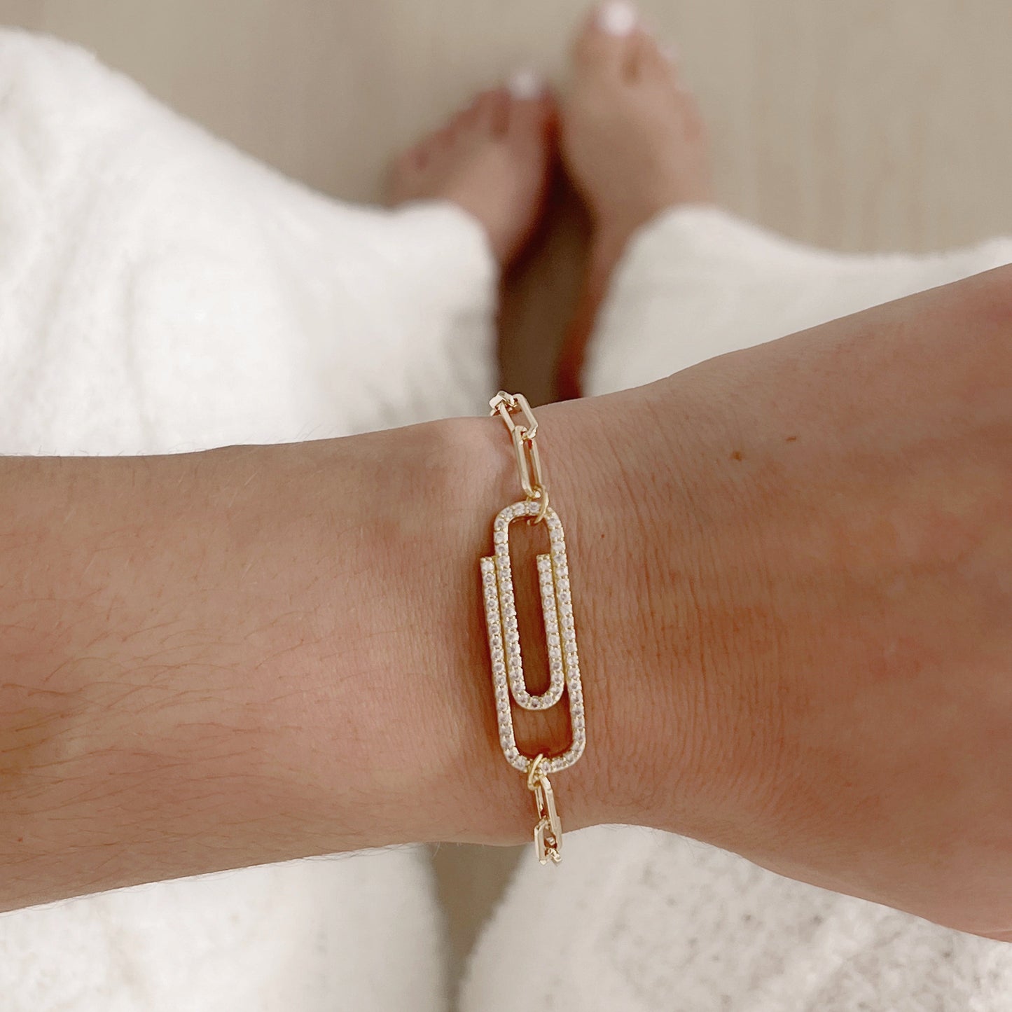 Chic PaperClip Bracelet