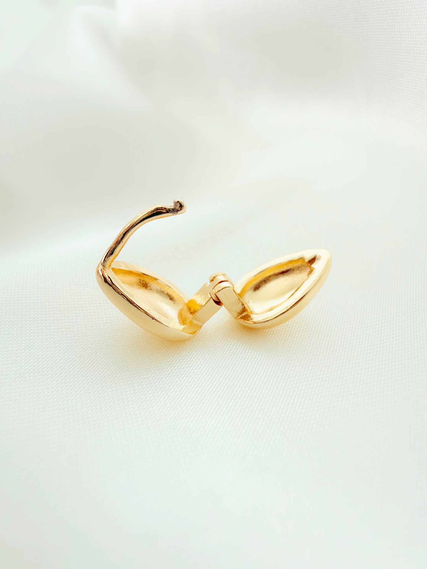 Teardrop Huggie Hoop