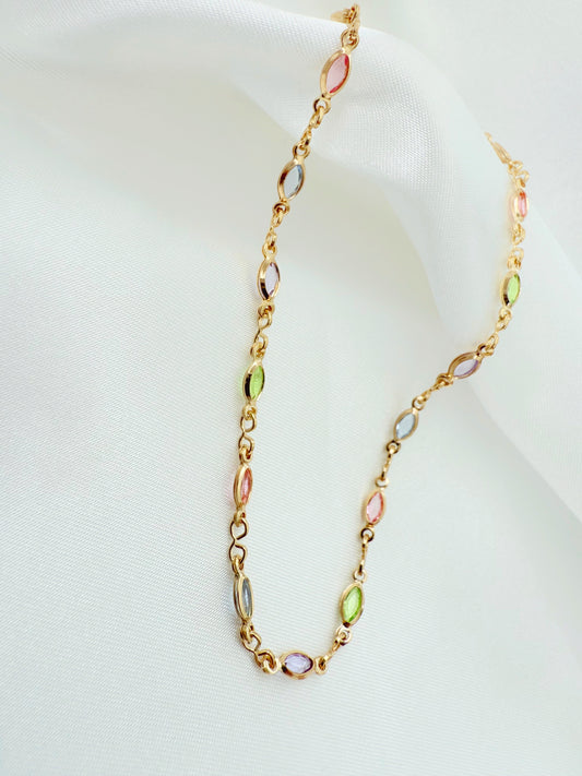 Multicolor anklet