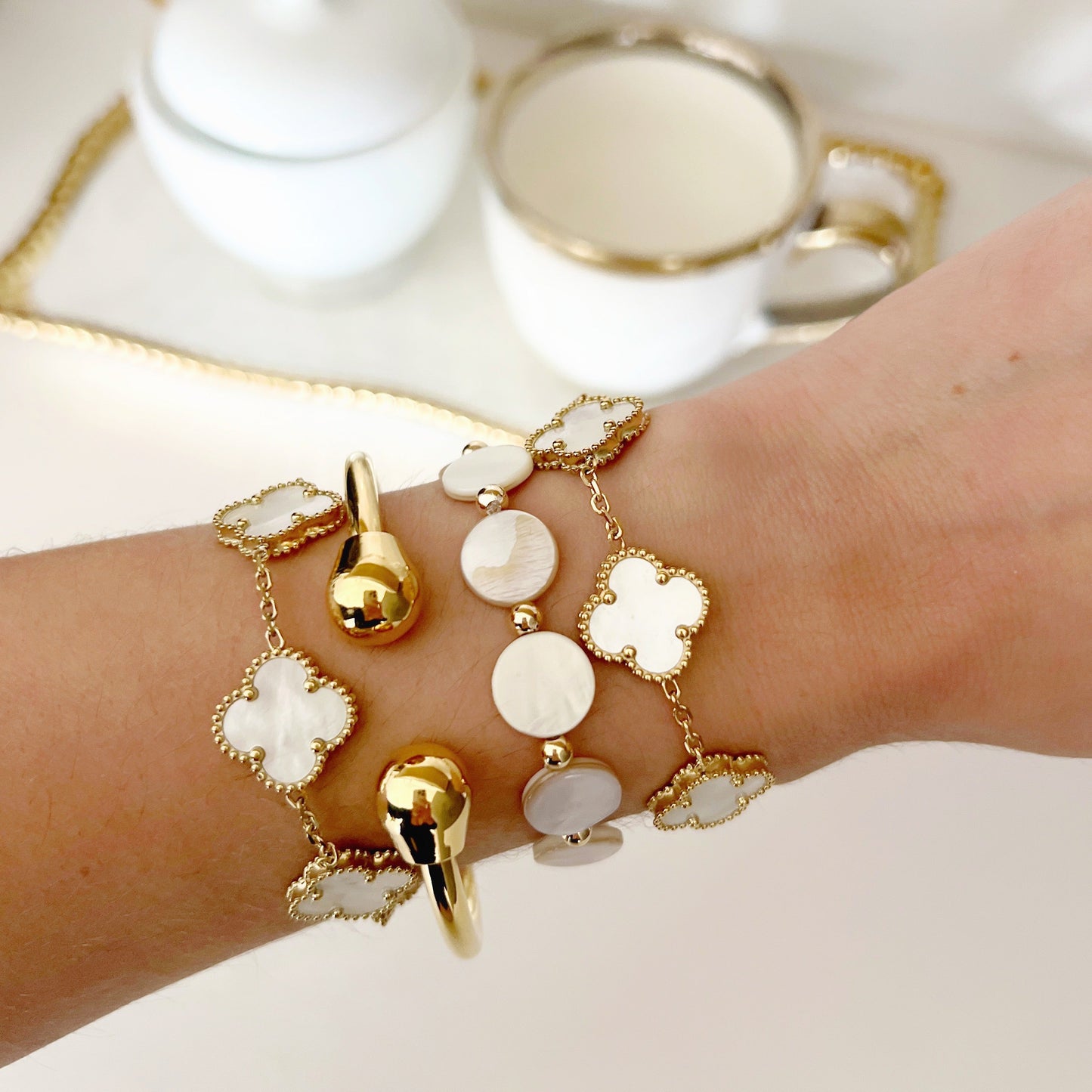 Clover bracelet