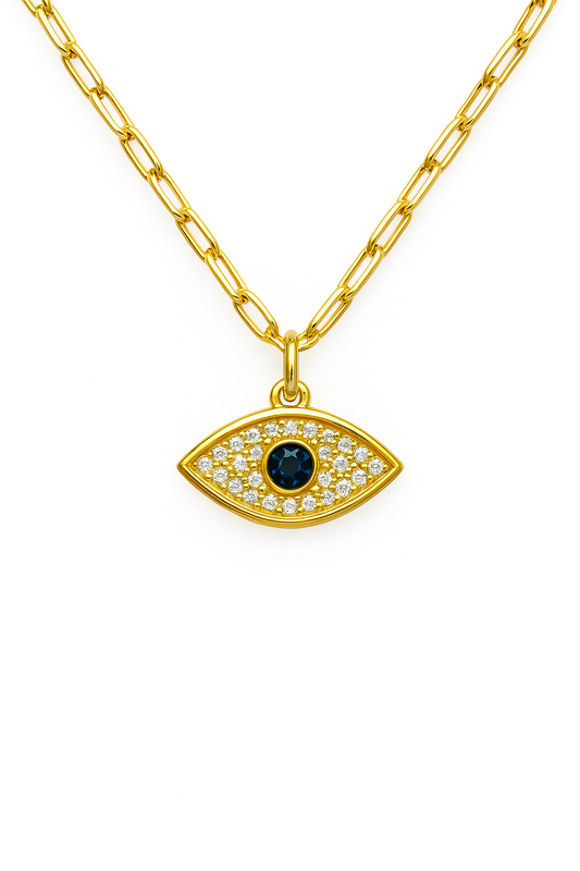 Blue Dainty Evil Eye