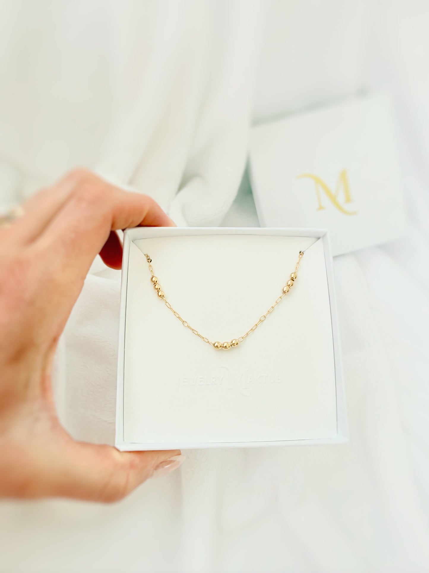 Golden Bead Anklet