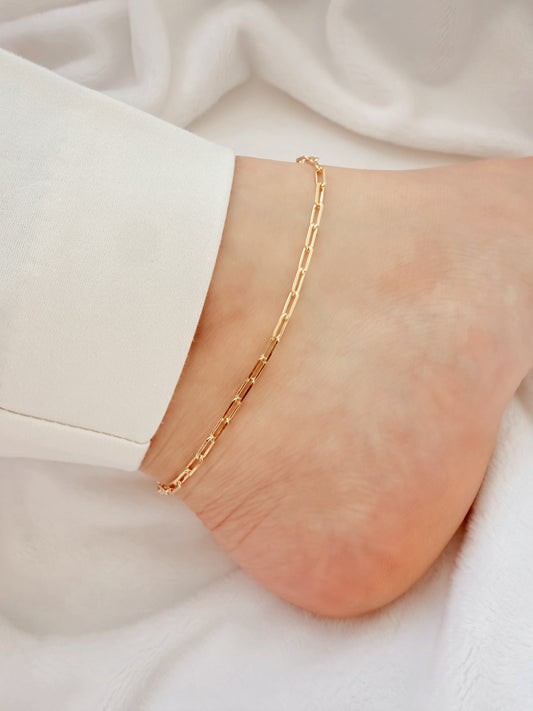 Paperclip Anklet