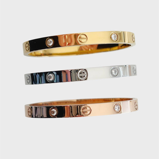 Mesh Diamonds Bangle