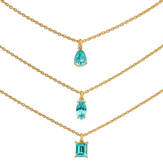 Aqua Glow Necklace