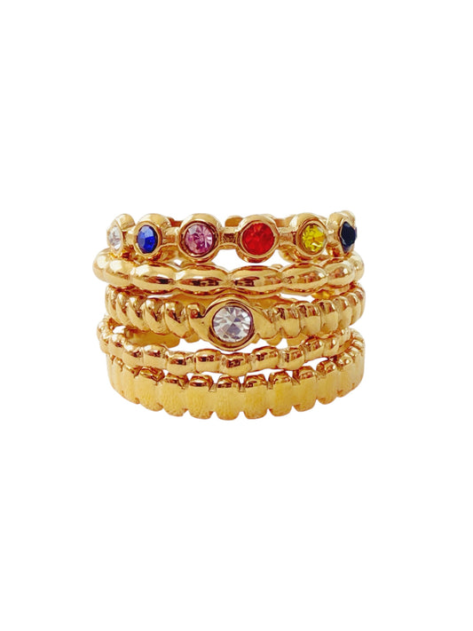 Gold Stackable Rings