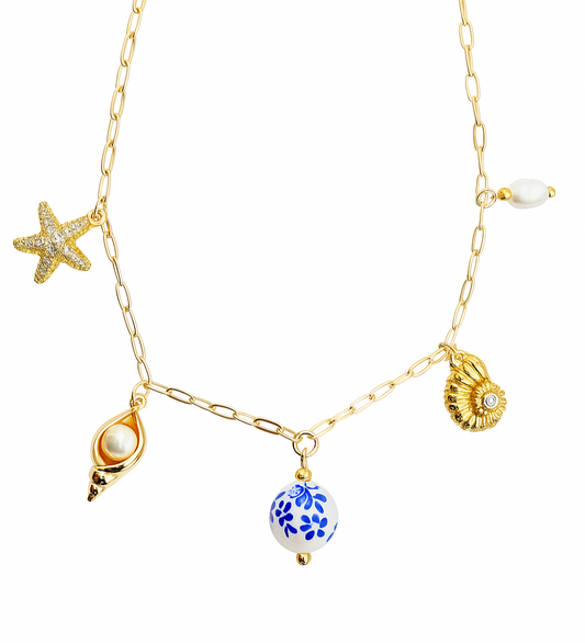 Summer Charm Gold Necklace