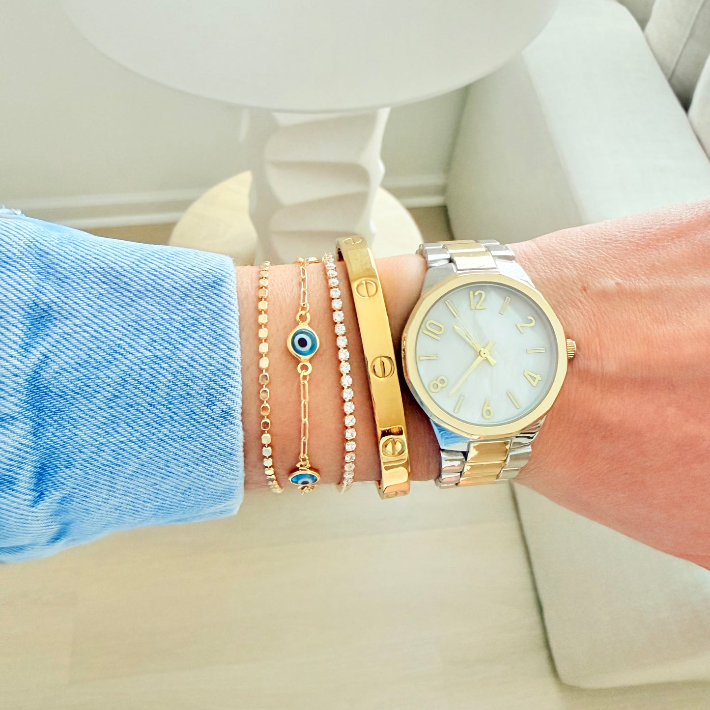 Dainty Evil Eye Bracelet