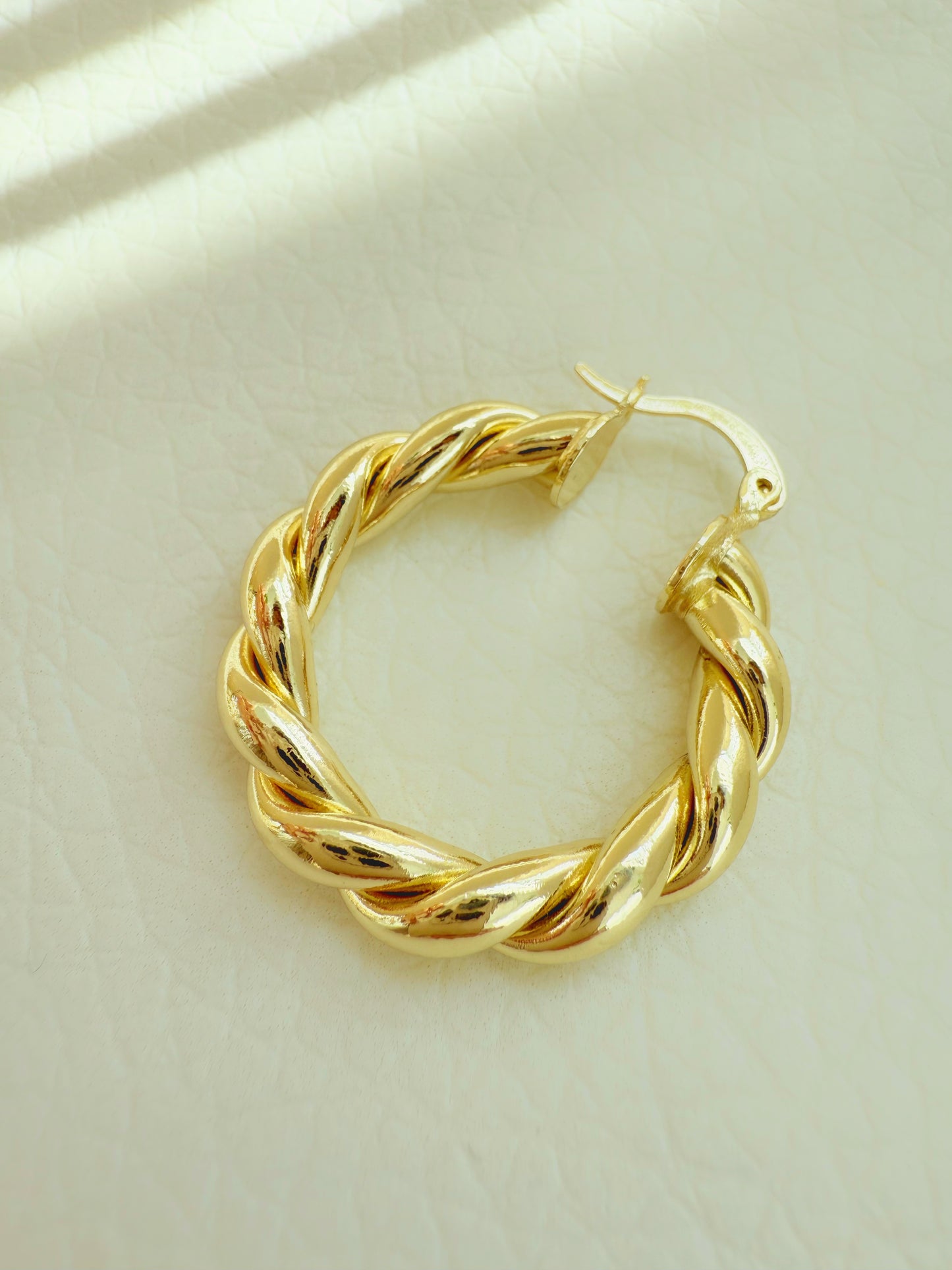 Twisted Hoop Earrings