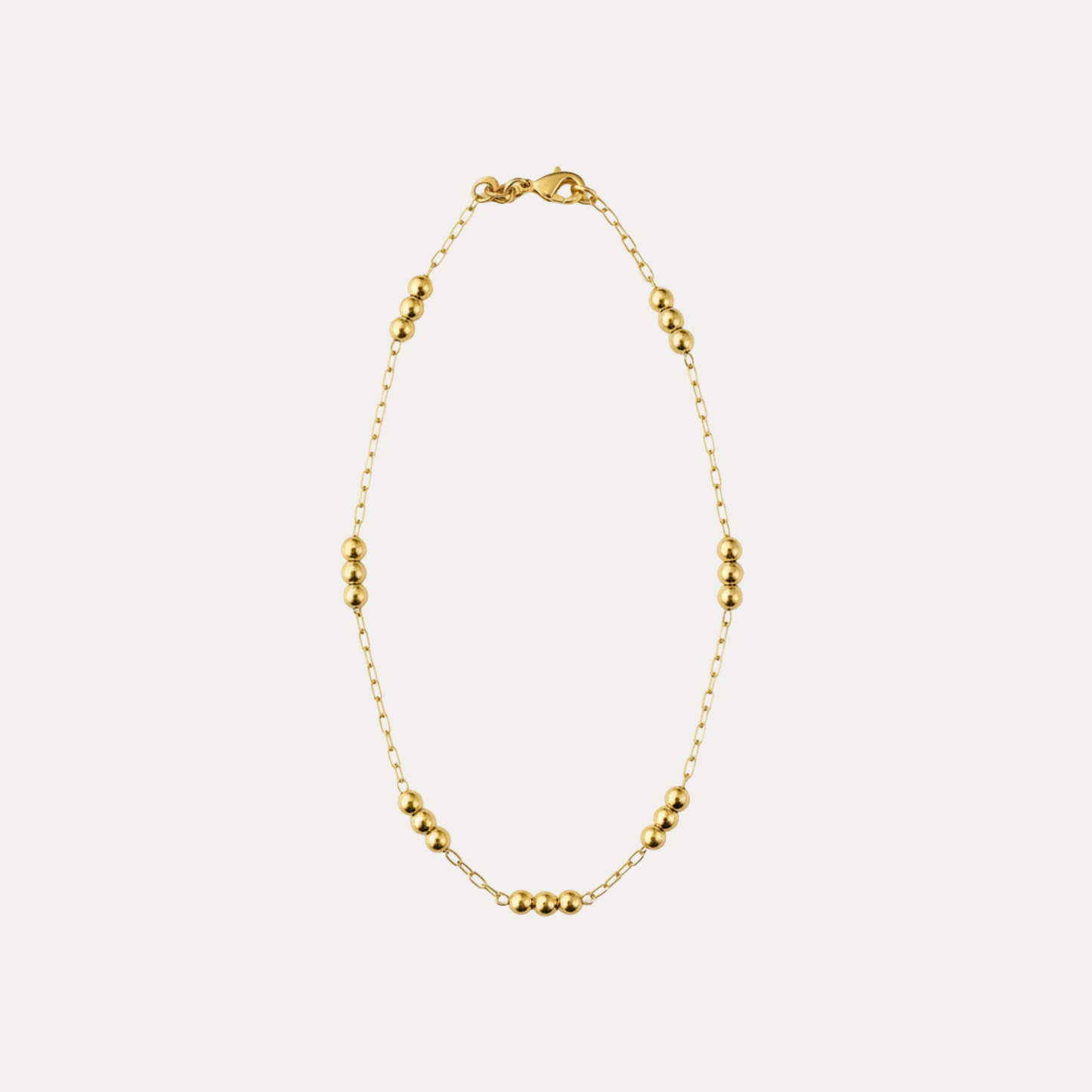 Golden Bead Anklet