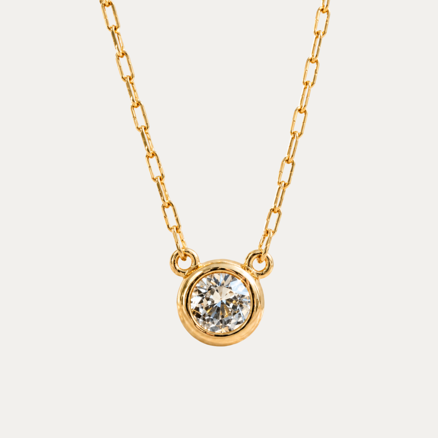 Aura Bezel Necklace