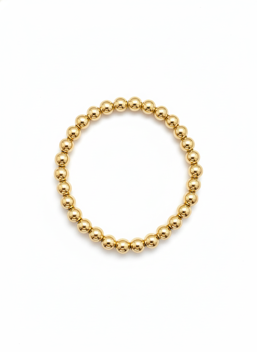 Gold Bead Bracelet