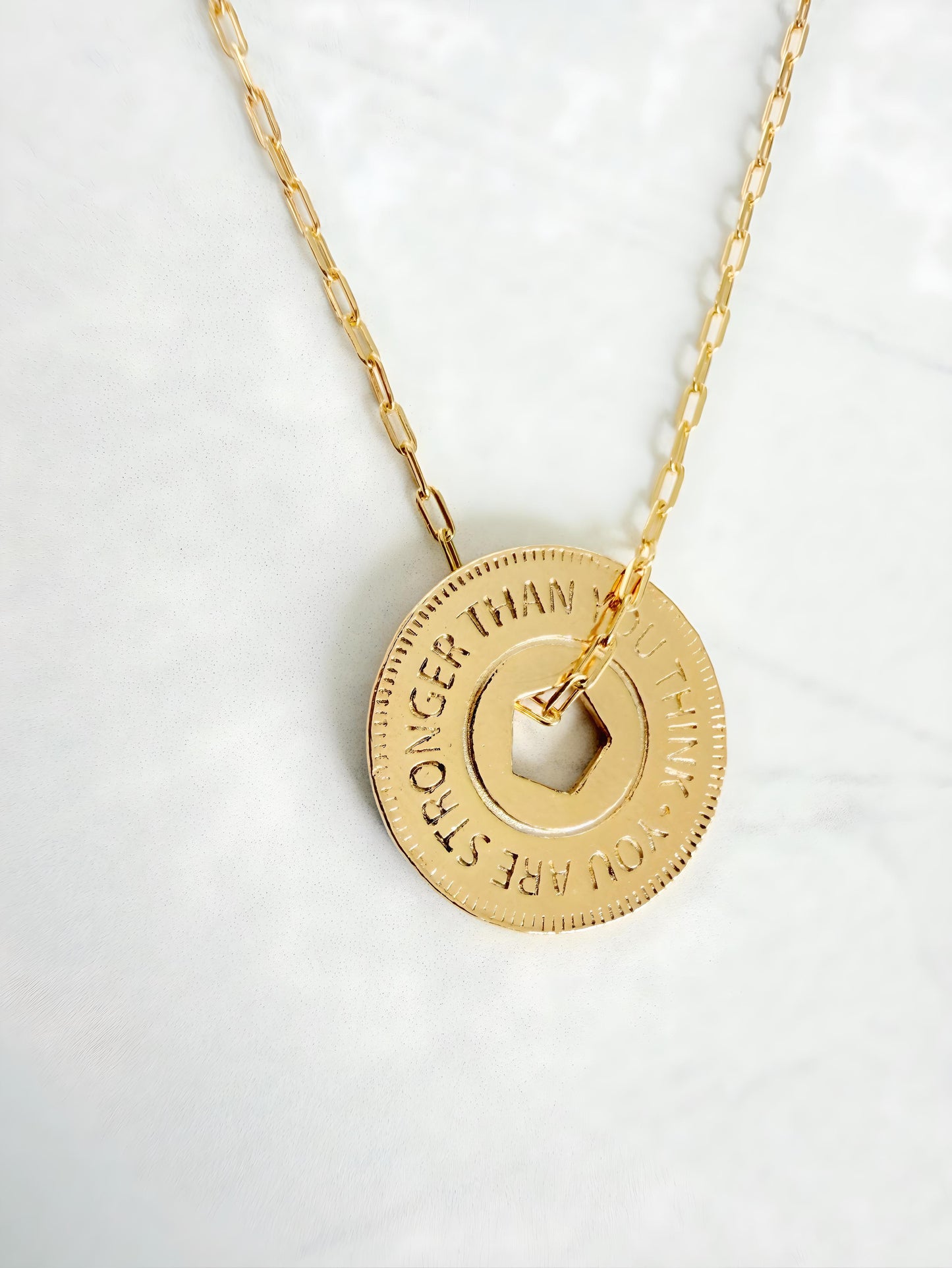 You Are Stronger Than You Think Necklace