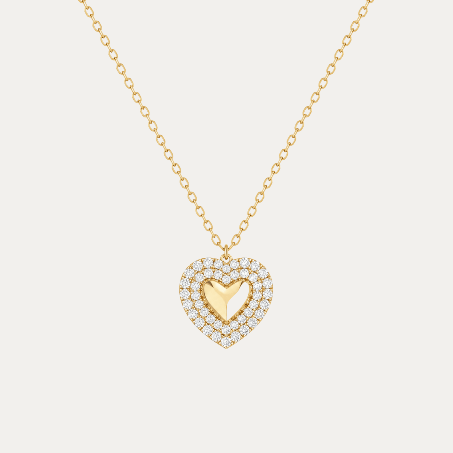Anne Heart Necklace - Jewelry Maktub LLC
