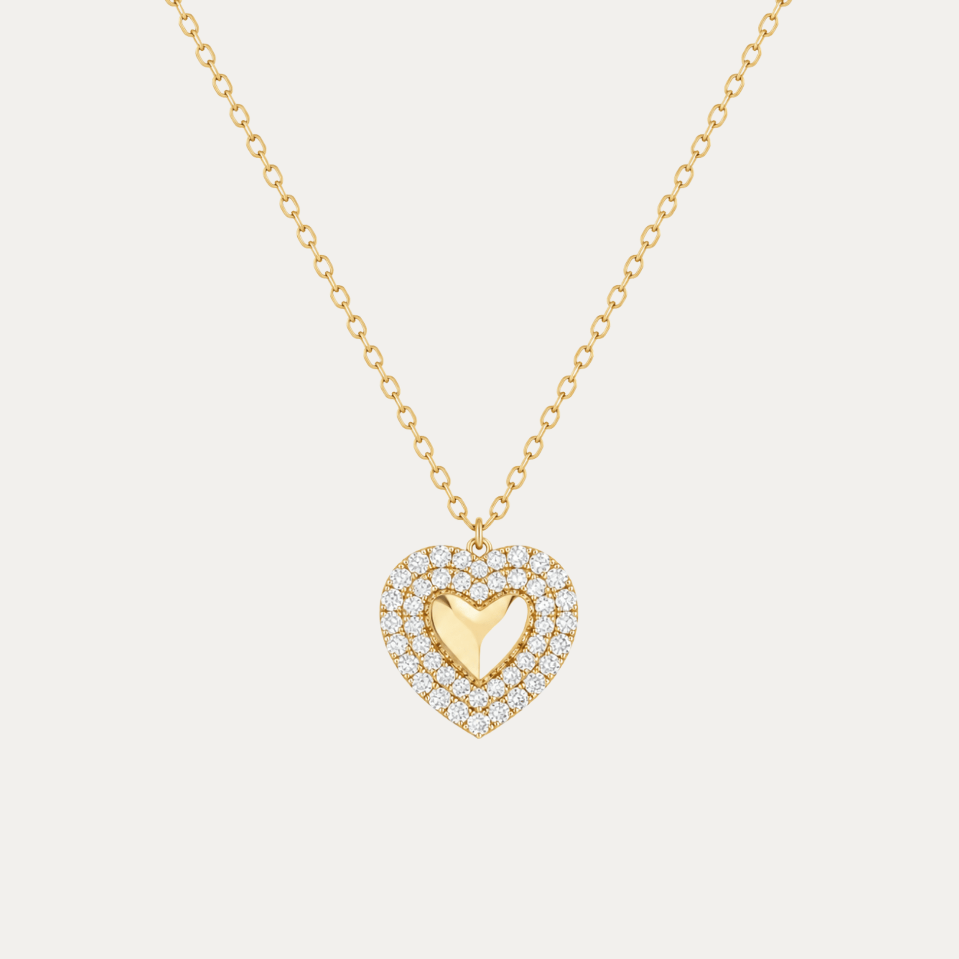Anne Heart Necklace - Jewelry Maktub LLC
