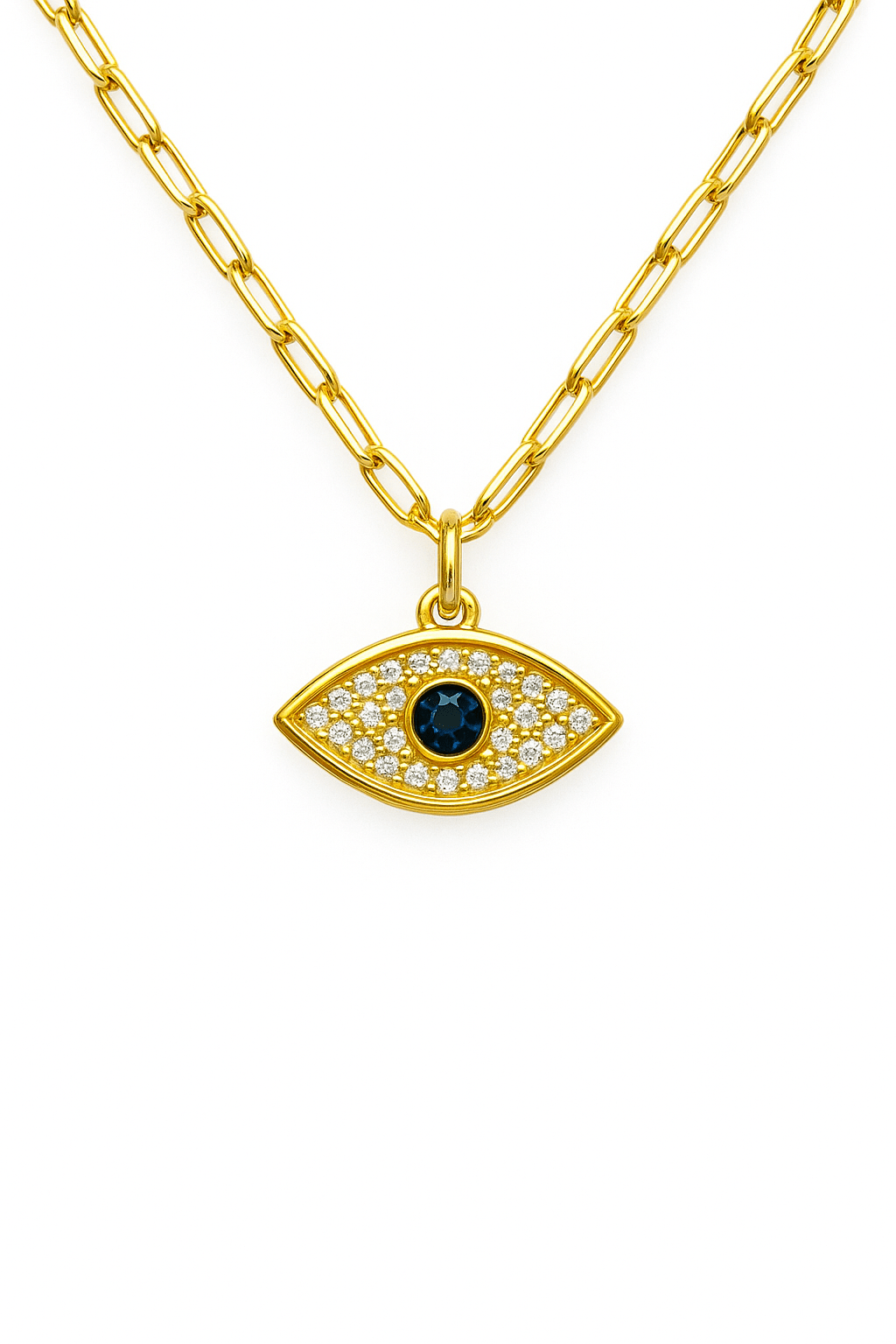 Blue Dainty Evil Eye - Jewelry Maktub LLC