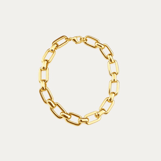 Chunky Paperclip Bracelet - Jewelry Maktub LLC