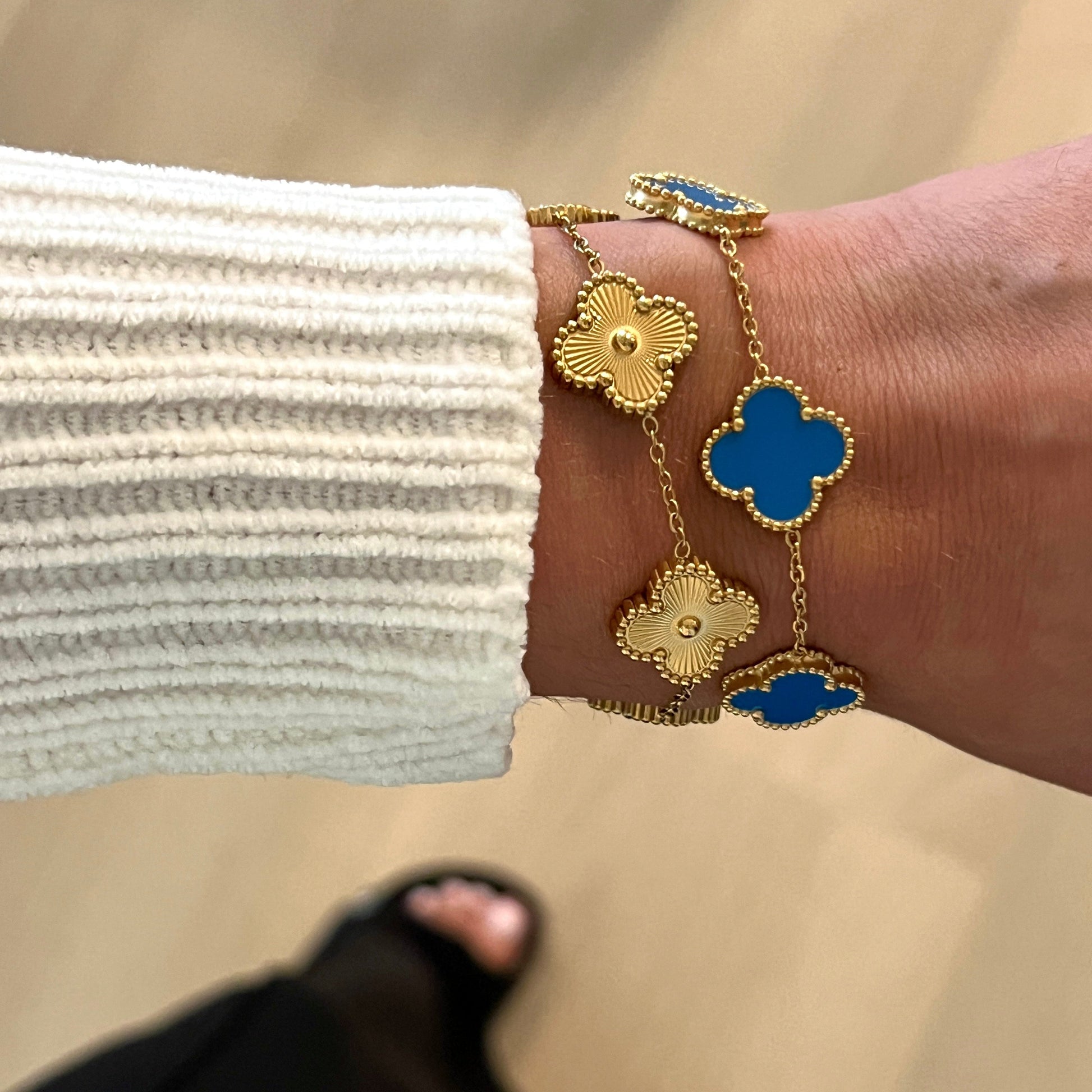 Clover bracelet - Jewelry Maktub LLC