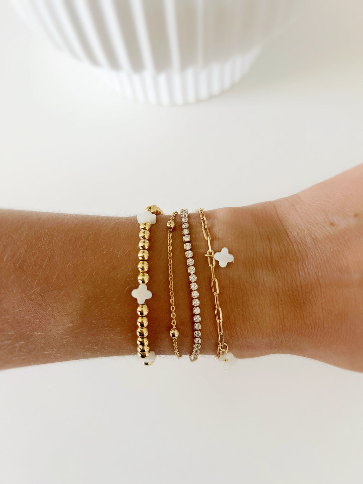 Clover Bracelet - Jewelry Maktub LLC