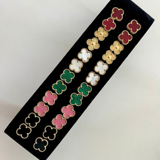 Clover Studs - Jewelry Maktub LLC