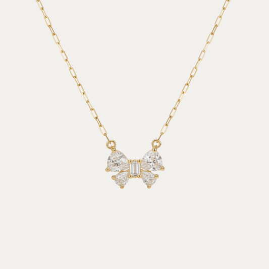 Coquette Bow Necklace - Jewelry Maktub LLC