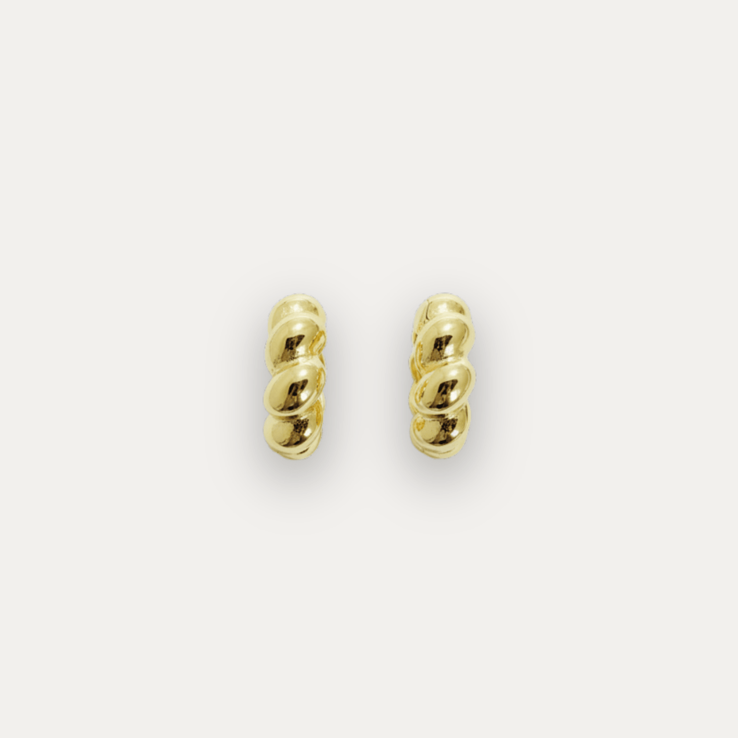 Croissant Hoop Earrings - Jewelry Maktub LLC