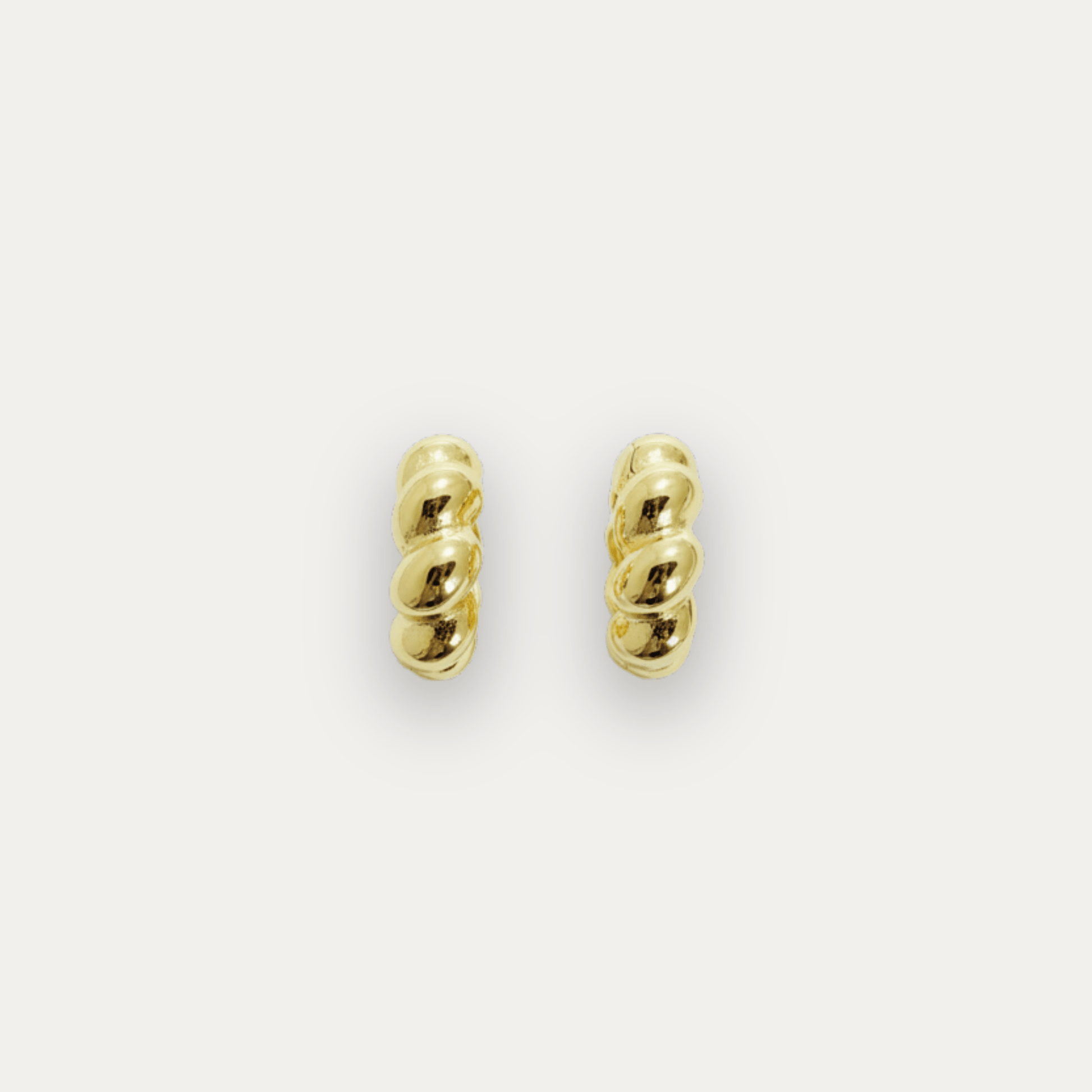 Croissant Hoop Earrings - Jewelry Maktub LLC