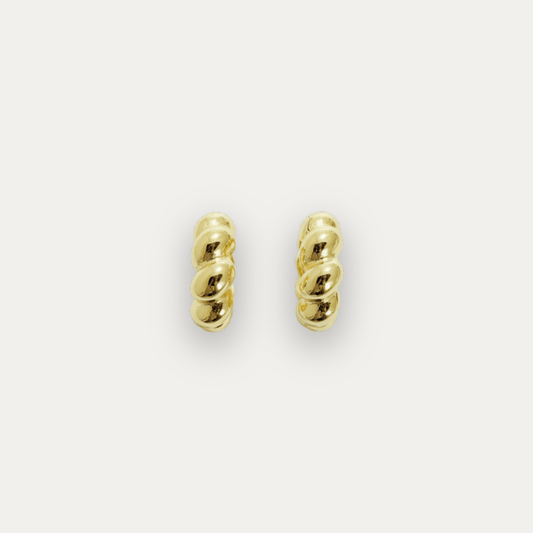 Croissant Hoop Earrings - Jewelry Maktub LLC