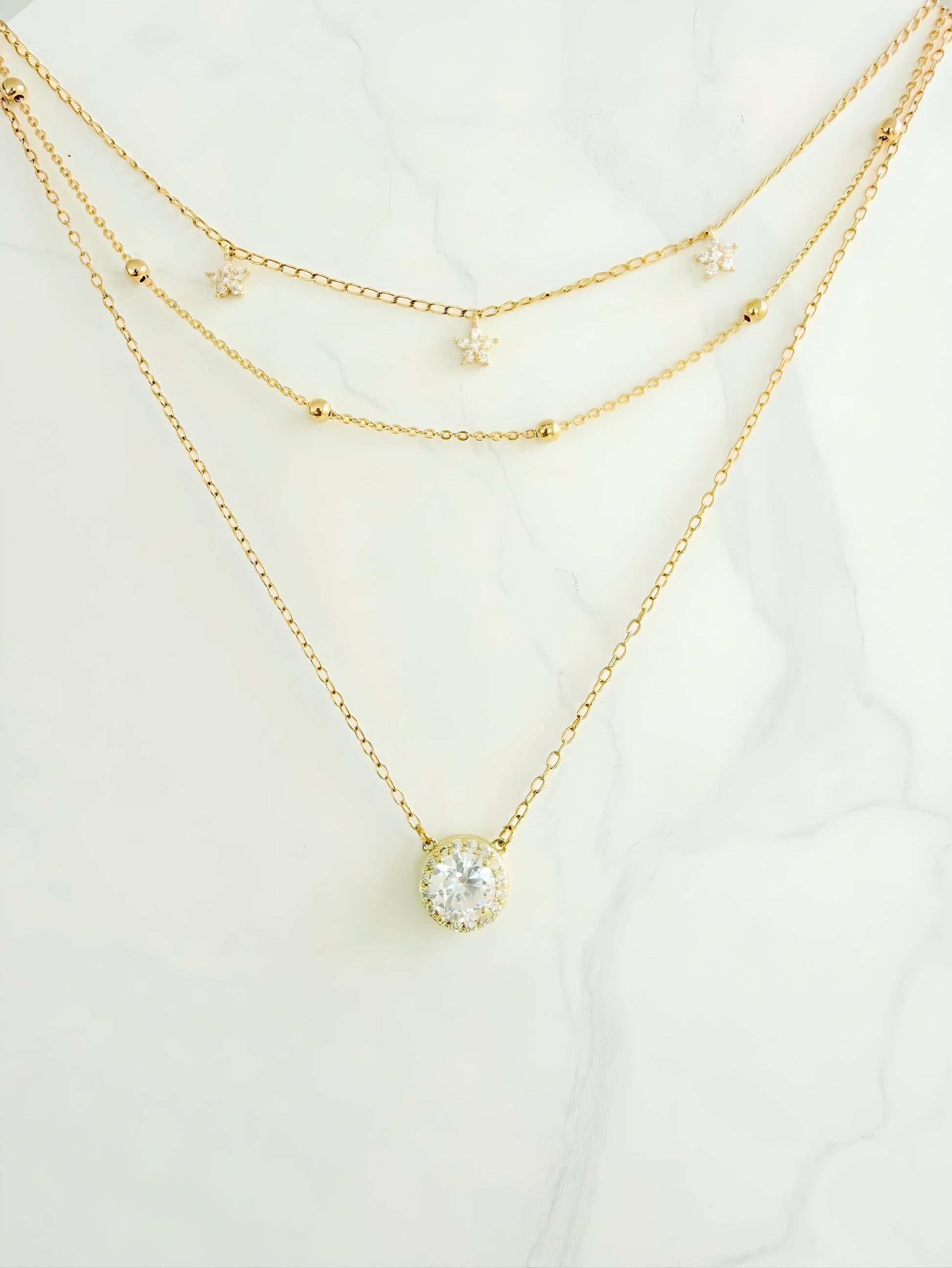 Dainty Layering Necklace - Jewelry Maktub LLC