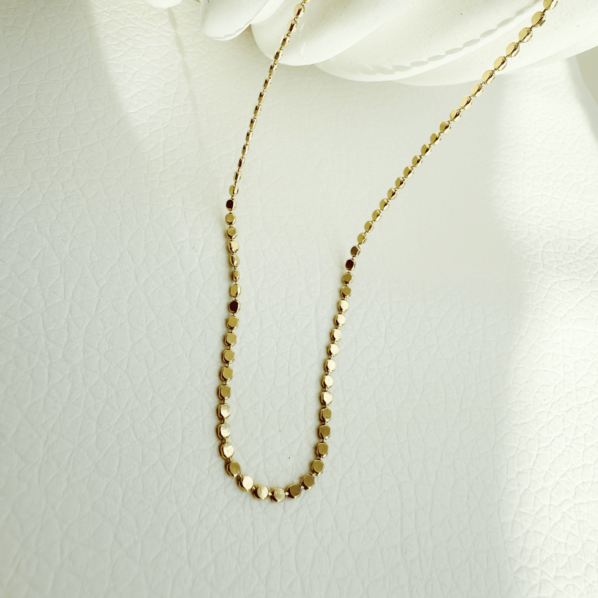 Dot Chain Necklace - Jewelry Maktub LLC