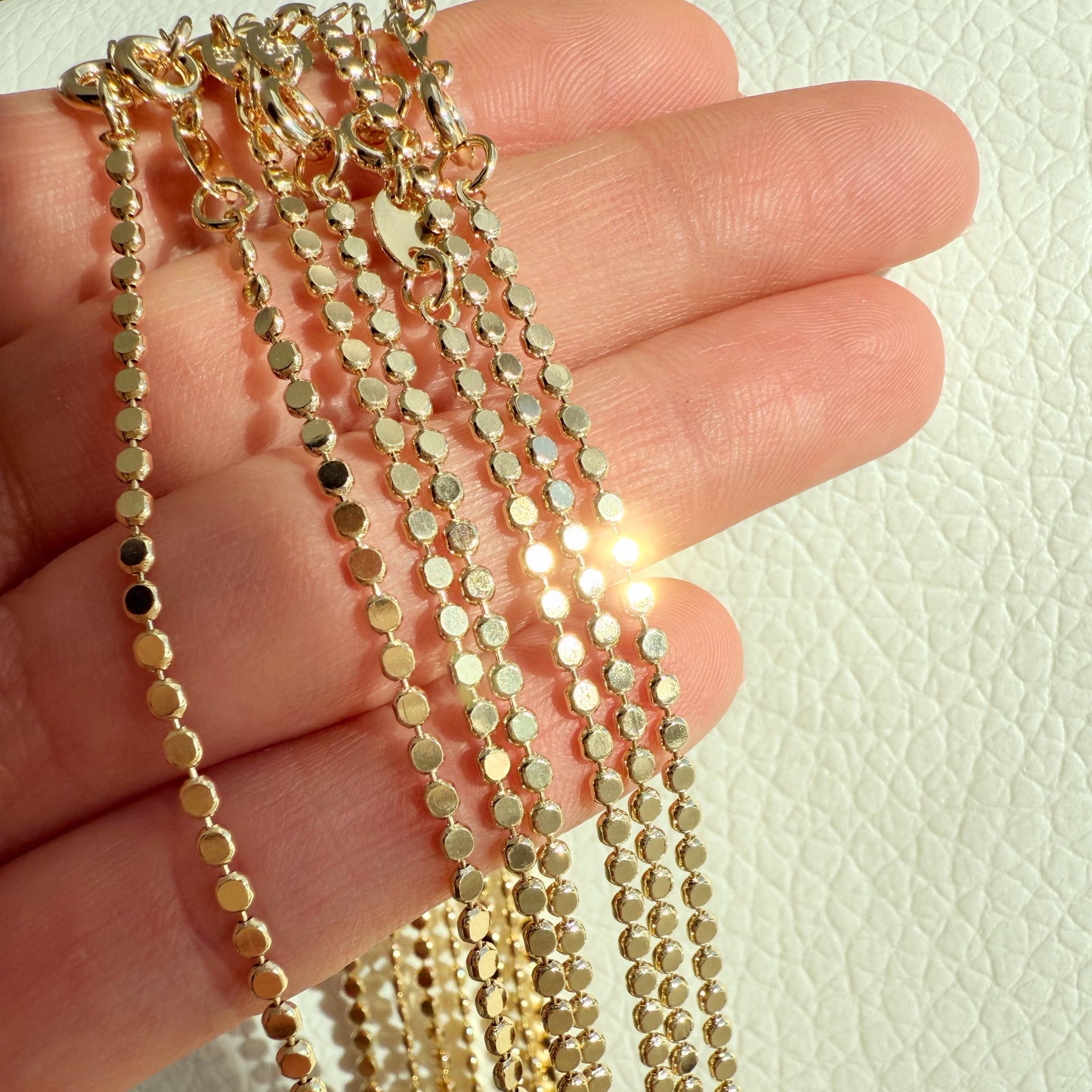 Dot Chain Necklace - Jewelry Maktub LLC