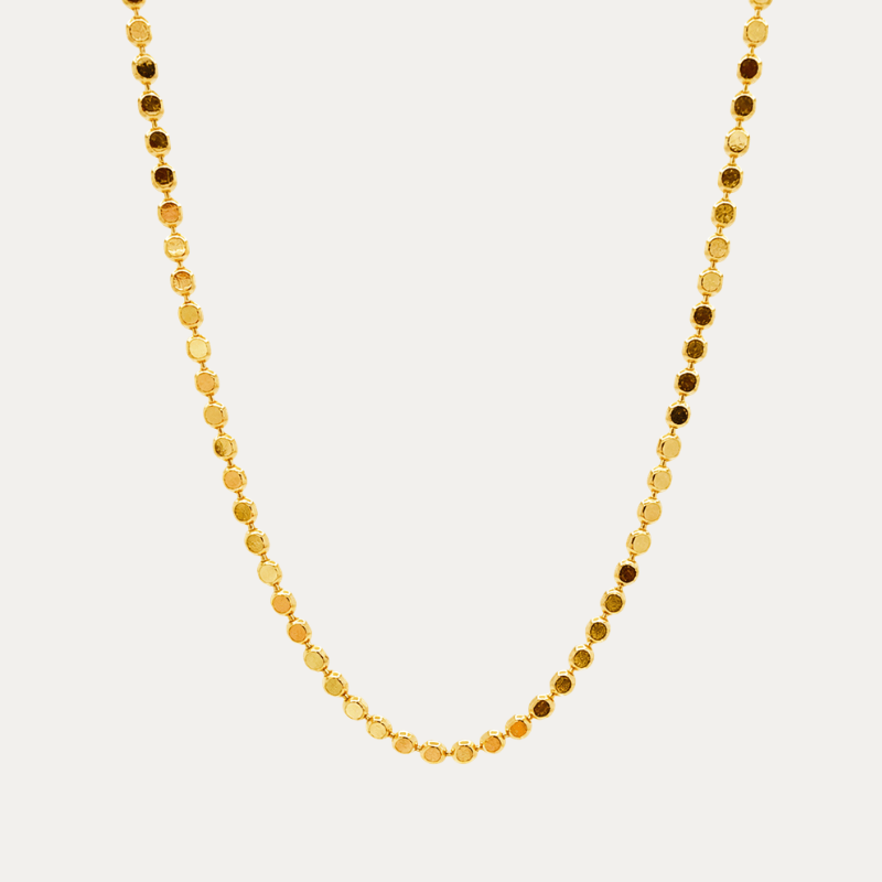 Dot Chain Necklace - Jewelry Maktub LLC