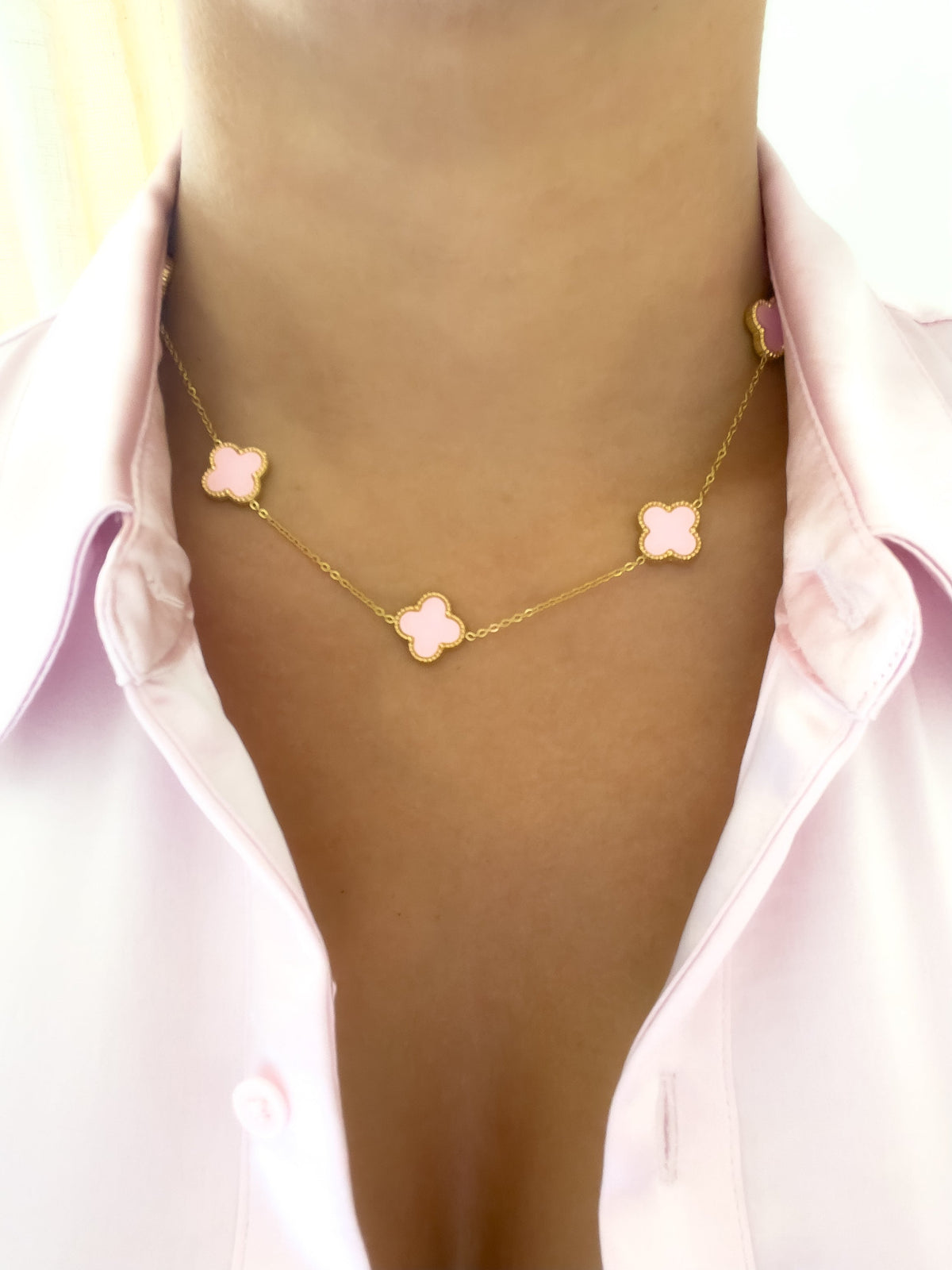 Five Clovers necklace - Jewelry Maktub LLC