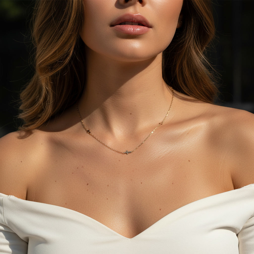 Dainty Cross Necklace