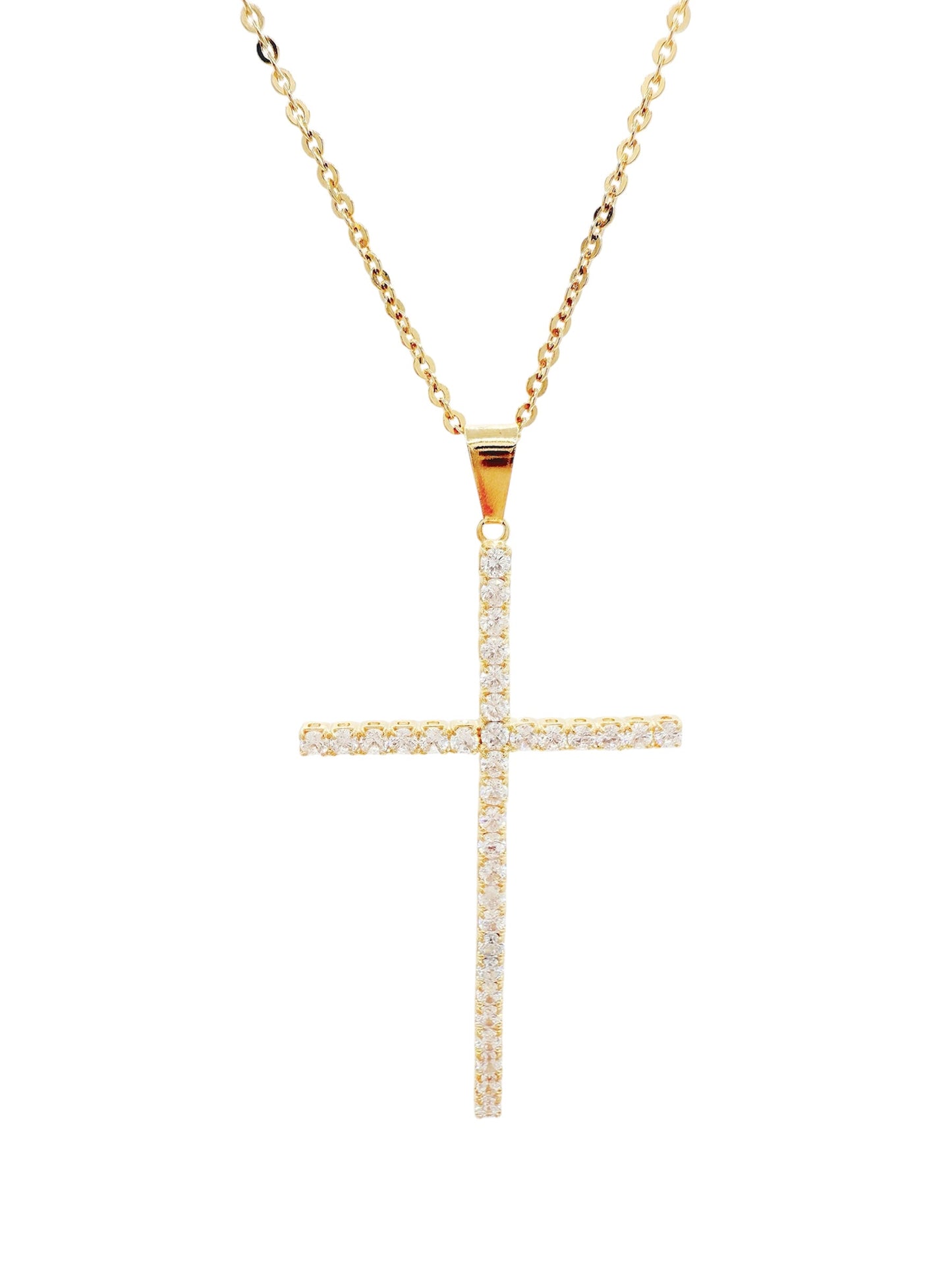 Glam Large Cross - Jewelry Maktub LLC