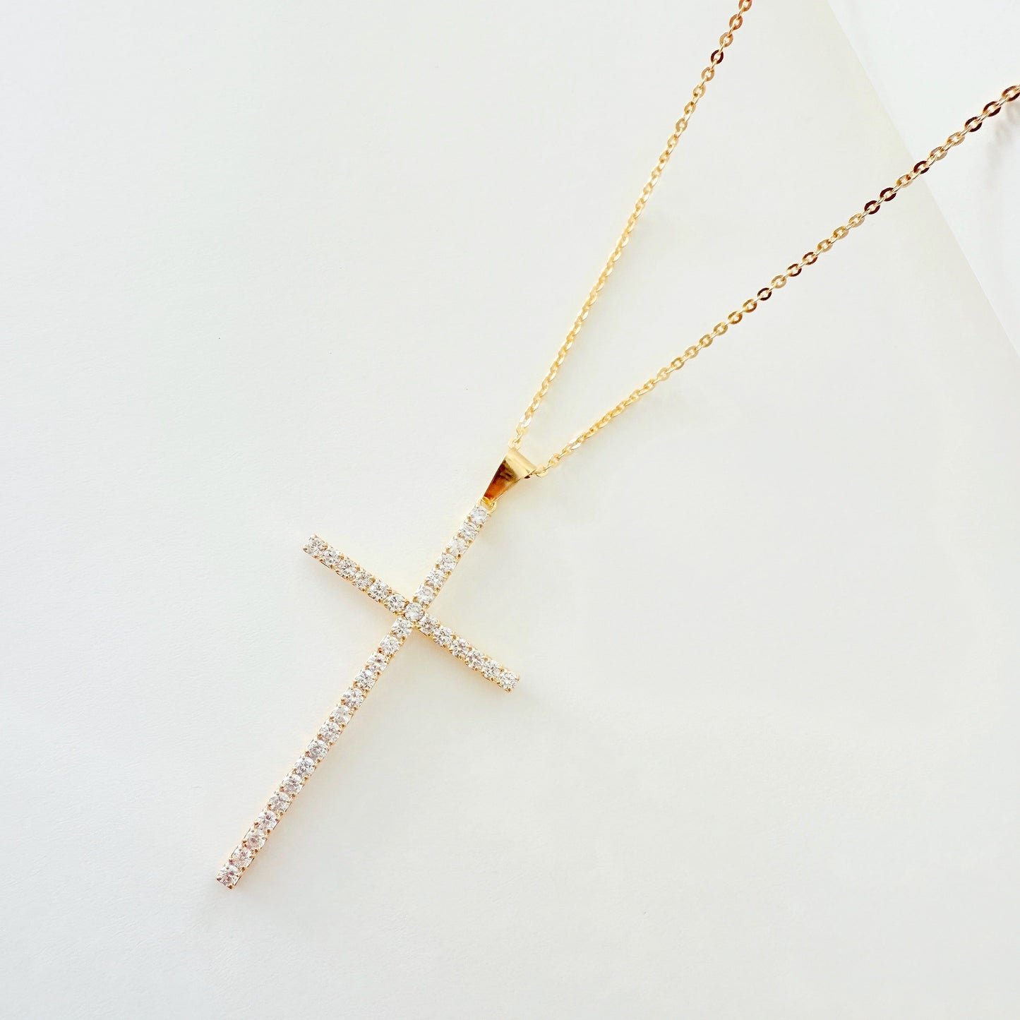 Glam Large Cross - Jewelry Maktub LLC