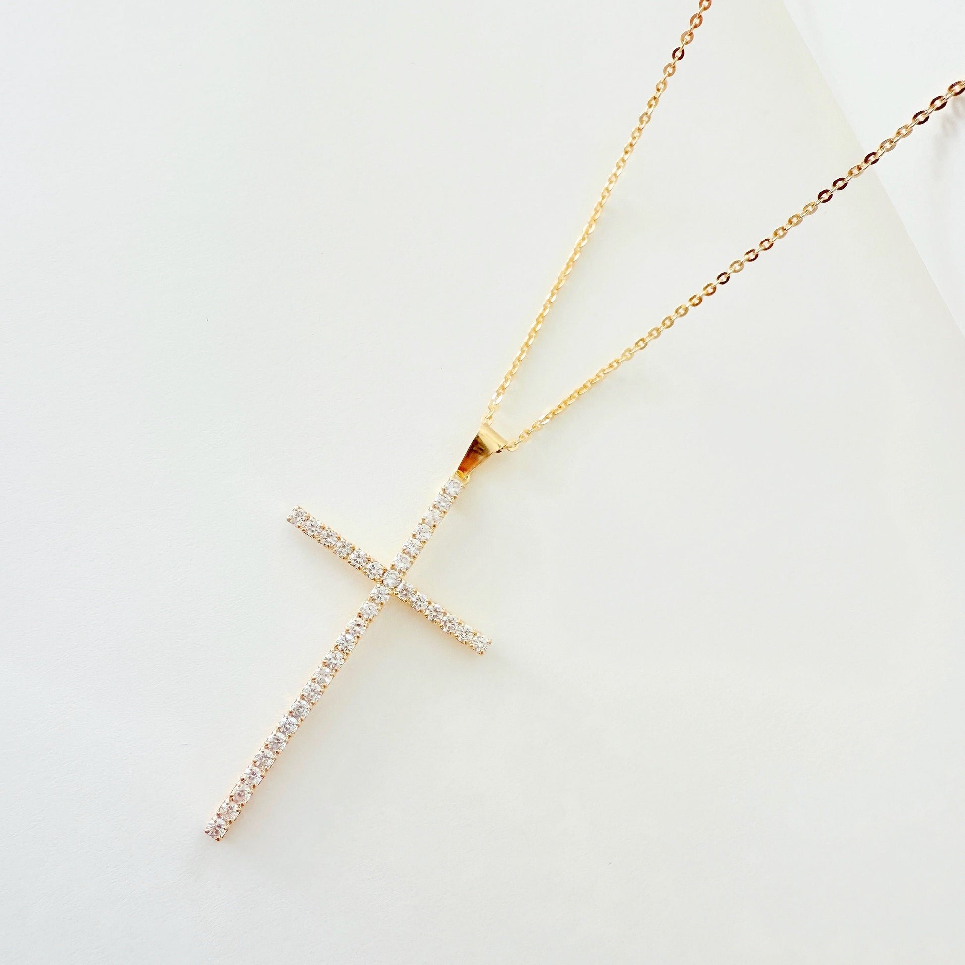 Glam Large Cross - Jewelry Maktub LLC