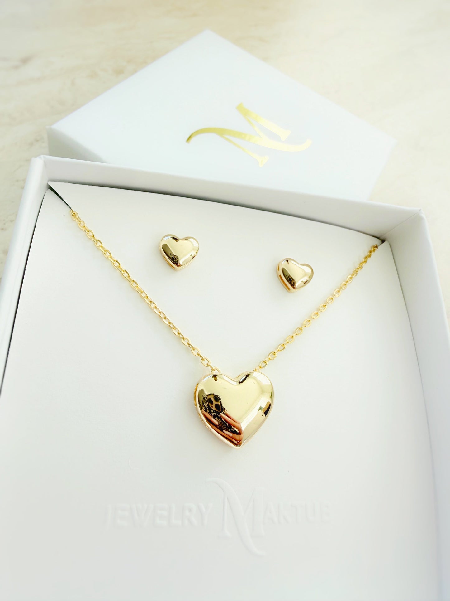 Heart Jewelry Set - Jewelry Maktub LLC