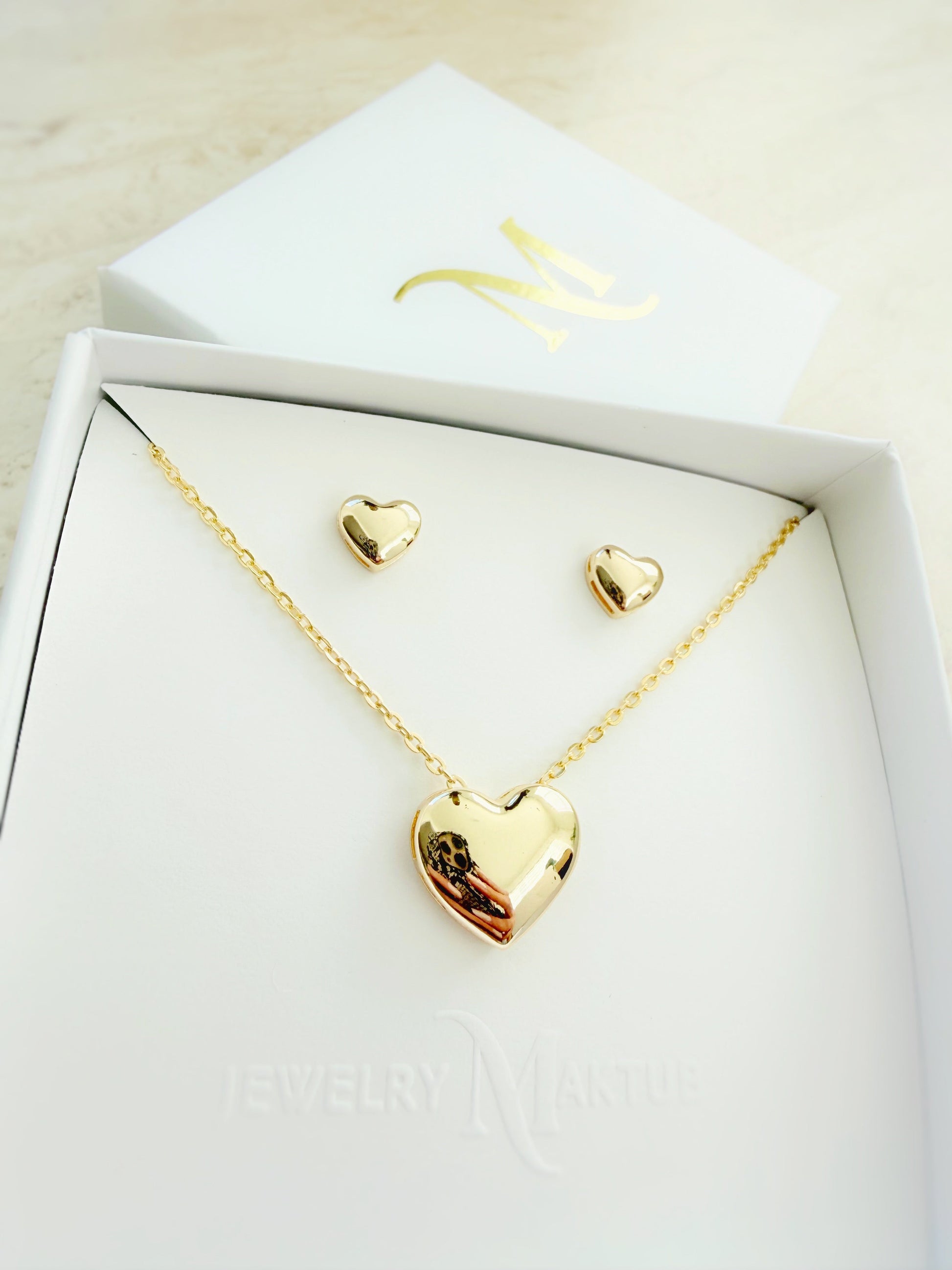 Heart Jewelry Set - Jewelry Maktub LLC